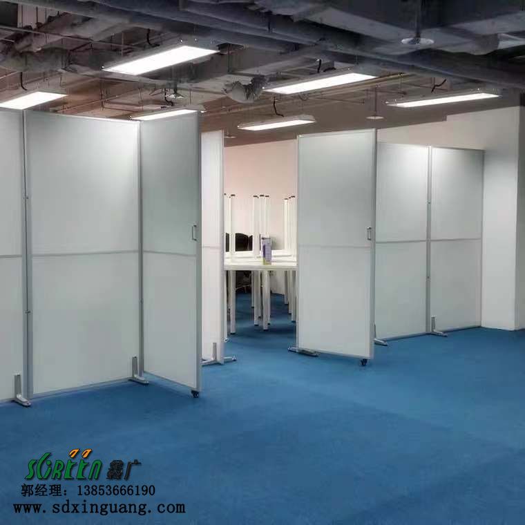 濰坊辦公室活動屏風,辦公室屏風玻璃墻