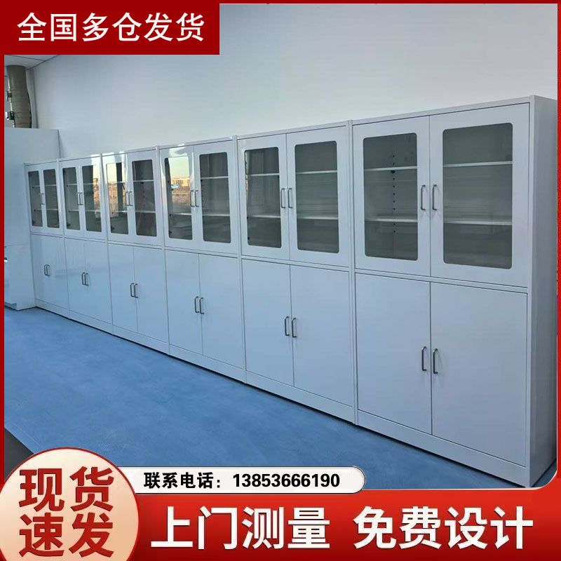 山東實驗臺全鋼試劑柜 器皿柜實驗室廠家